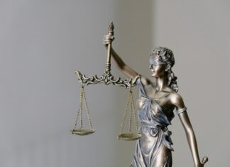 Justice statue