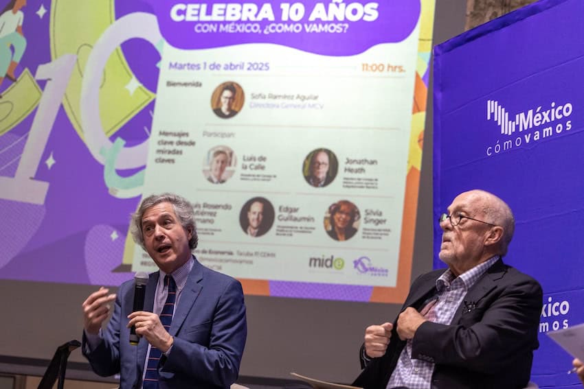 Jonathan Heath with Luis de la Calle,