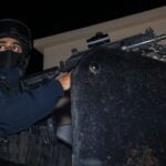 armed police officer in Uruapan