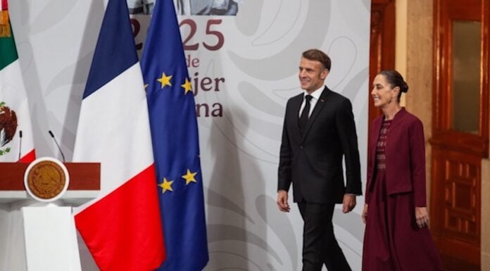 Sheinbaum and Macron