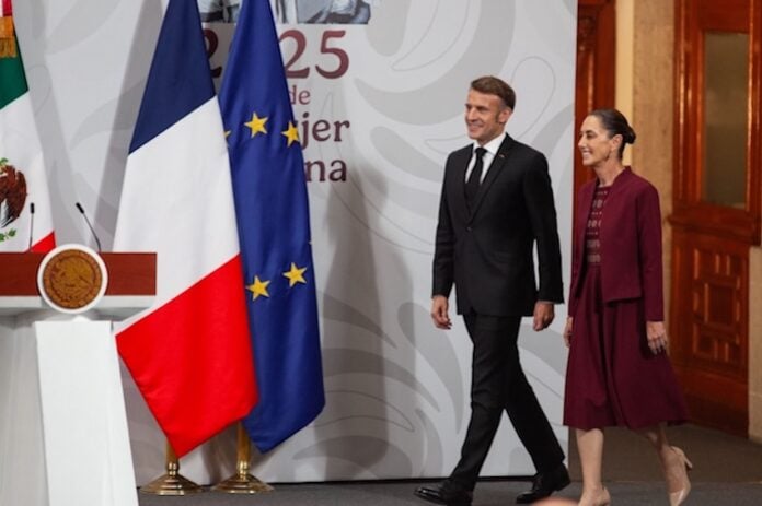 Sheinbaum and Macron