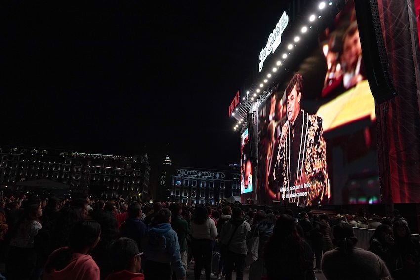 Attendees — many dressed in the style of the beloved singer — sang along to the rerun of Juanga's culture-shifting performance.