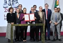 Sheinbaum with BSC leaders