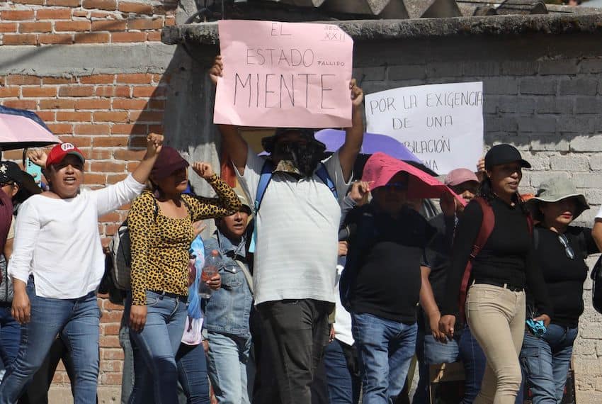 Members of the CNTE continue to press Sheinbaum on the 2007 ISSSTE Law, which changed the federal pension scheme from pooled to individual, and which the president had previously pledged to reverse.