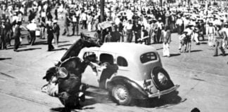 Battle of the Zócalo in Mexico City in 1935
