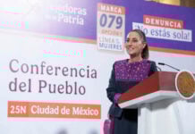 On International Day for the Elimination of Violence against Women, much of President Claudia Sheinbaum's morning press conference focused on the actions her government is taking to protect women.