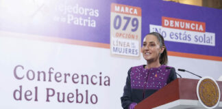 On International Day for the Elimination of Violence against Women, much of President Claudia Sheinbaum's morning press conference focused on the actions her government is taking to protect women.