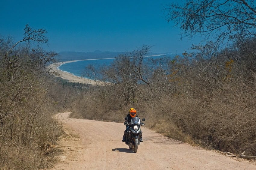 Motorcyclists near Puerto Vallarta