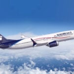An Aeromexico plane flying