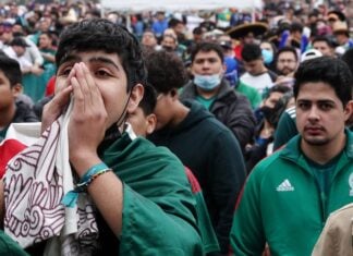 Mexico soccer fans