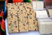 Amaranth-based alegría bar