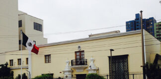 The Mexican Embassy in Lima, Peru