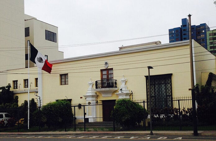 The Mexican Embassy in Lima, Peru