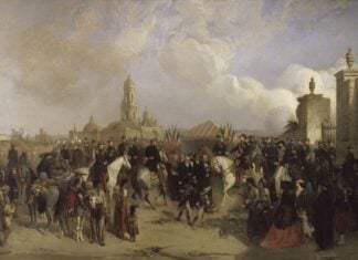 French army enters Mexico City in 1863