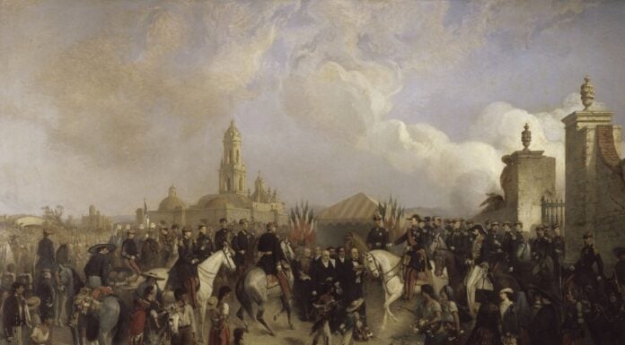 French army enters Mexico City in 1863