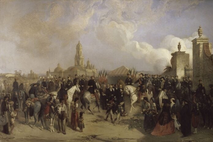 French army enters Mexico City in 1863