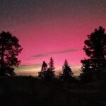 UNAM photo of northern lights