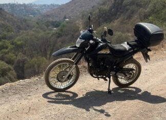 motorcycle in Mexico