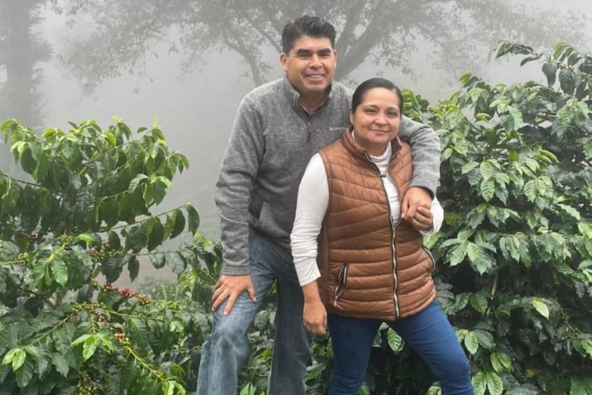 Ortega and her husband