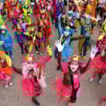 A community parade in San Miguel Allende