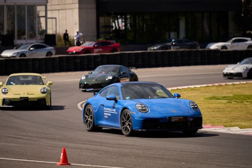 Porsche driving center track