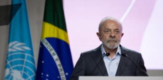 Brazilian President Luiz Inácio Lula da Silva hosting the COP30 summit in Belem, Brazil.