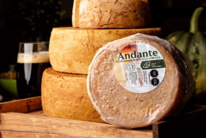 Finca Las Luciérnagas's Andante cheese is made using sheep’s milk from a producer with certified animal welfare practices.