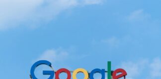 Google building and logo