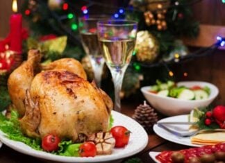 Christmas plate in Mexico