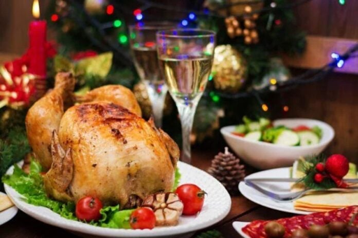 Christmas plate in Mexico