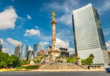 the Angel of Independence in Mexico City