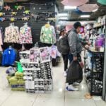 A person shopping at a Chinese market