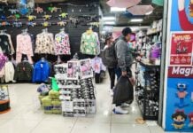 A person shopping at a Chinese market