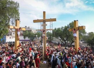 Iztapalapa's annual Passion Play involves over 5,000 people, with some 150 having speaking roles.