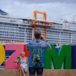 cruise ship docking at Cozumel