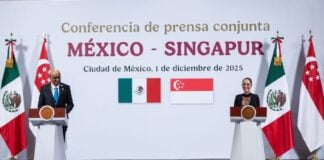 Singaporean and Mexican presidents