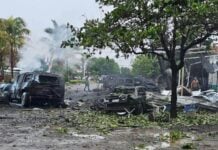 car bomb in Michoacán