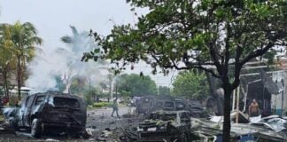 car bomb in Michoacán