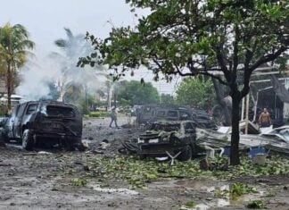 car bomb in Michoacán