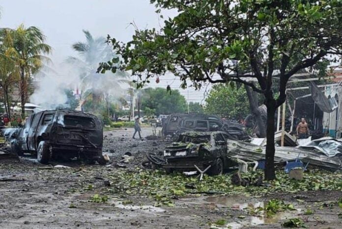 car bomb in Michoacán