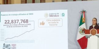 sheinbaum and formal employment graphic