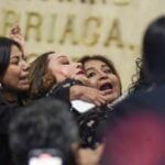 PAN Deputy Daniela Álvarez and Morena Deputy Yuriri Ayala