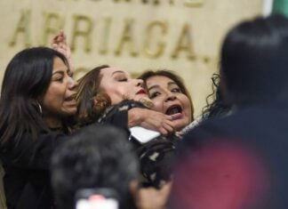 PAN Deputy Daniela Álvarez and Morena Deputy Yuriri Ayala