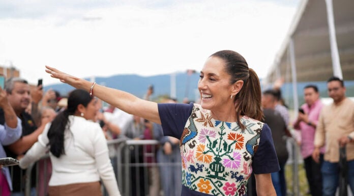 Tlajomulco, Jalisco, México, 3 de agosto de 2025. La doctora Claudia Sheinbaum Pardo, presidenta Constitucional de los Estados Unidos Mexicanos en la inauguración de la primera etapa del Hospital Regional ISSSTE Tlajomulco, Jalisco.