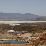 The Cananea Mine in Sonora and surrounding desert landscape