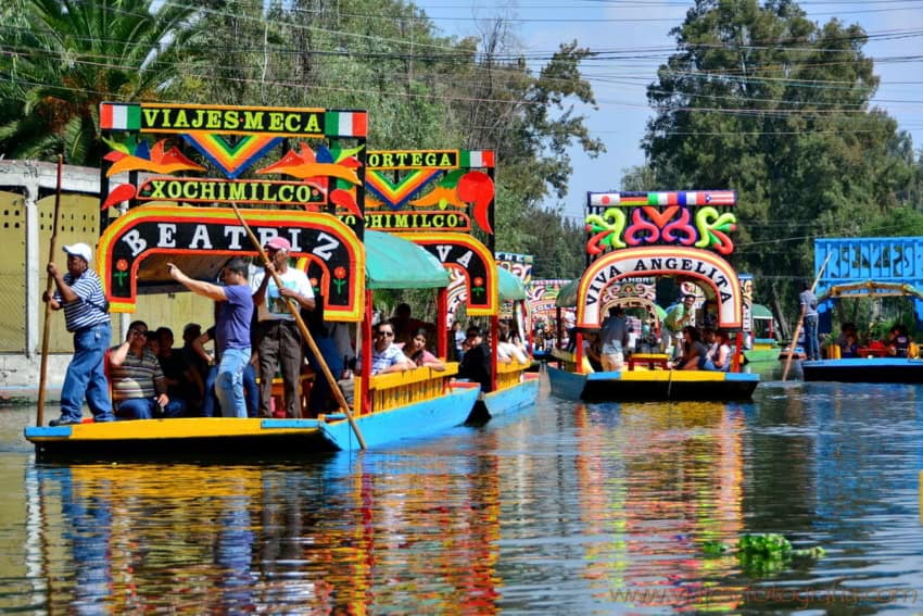 Xochimilco trajineras