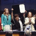 Ernestina Godoy at her confirmation hearing as attorney general