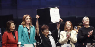 Ernestina Godoy at her confirmation hearing as attorney general