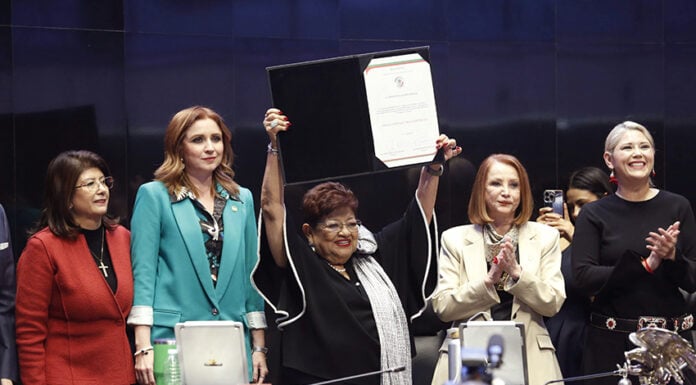 Ernestina Godoy at her confirmation hearing as attorney general