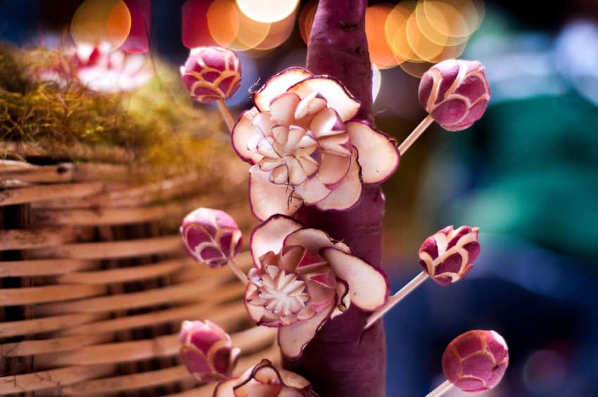 Radish sculpture